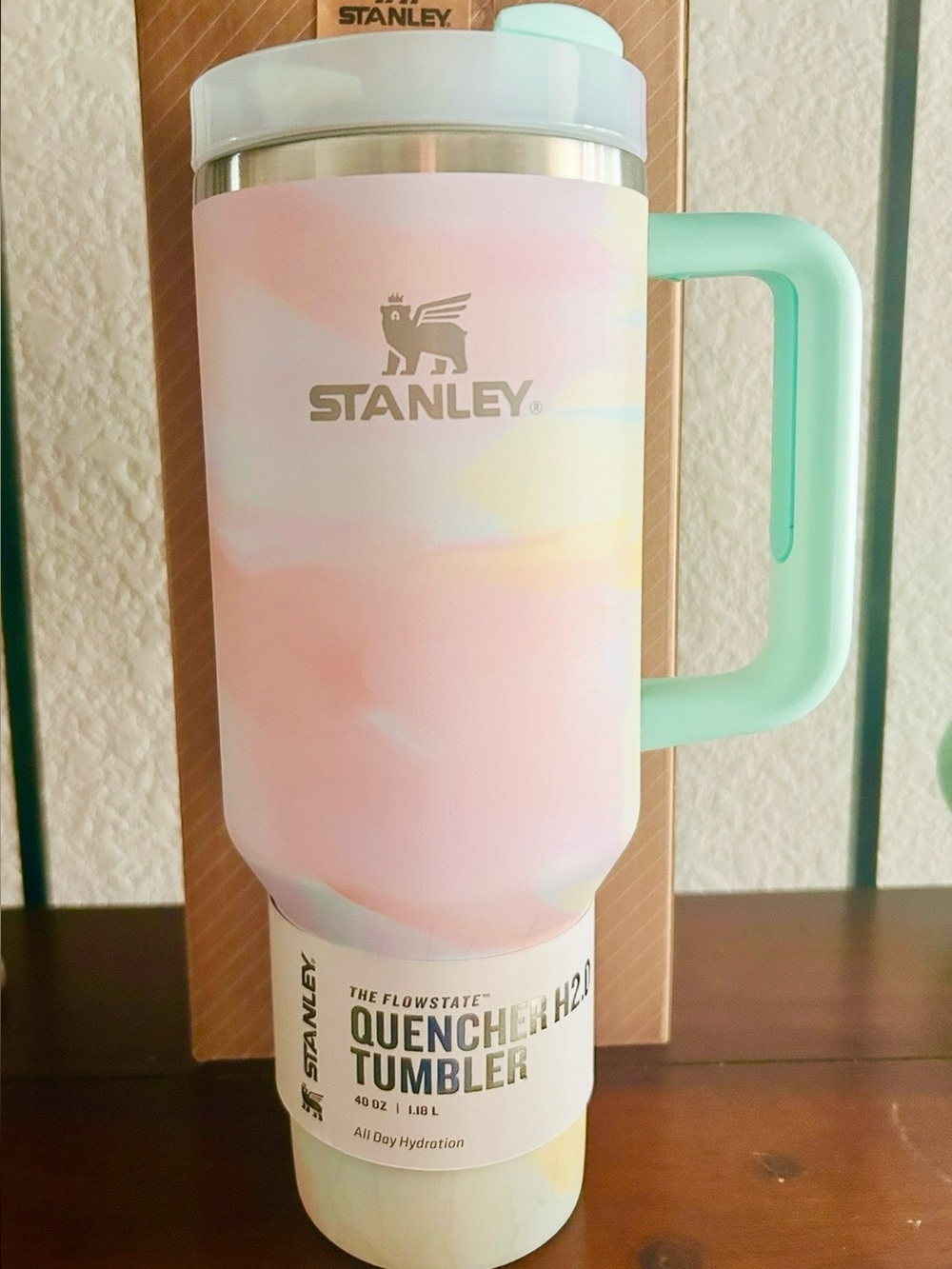 Stanley Quencher 40oz Cotton Candy Swirl, New in Box